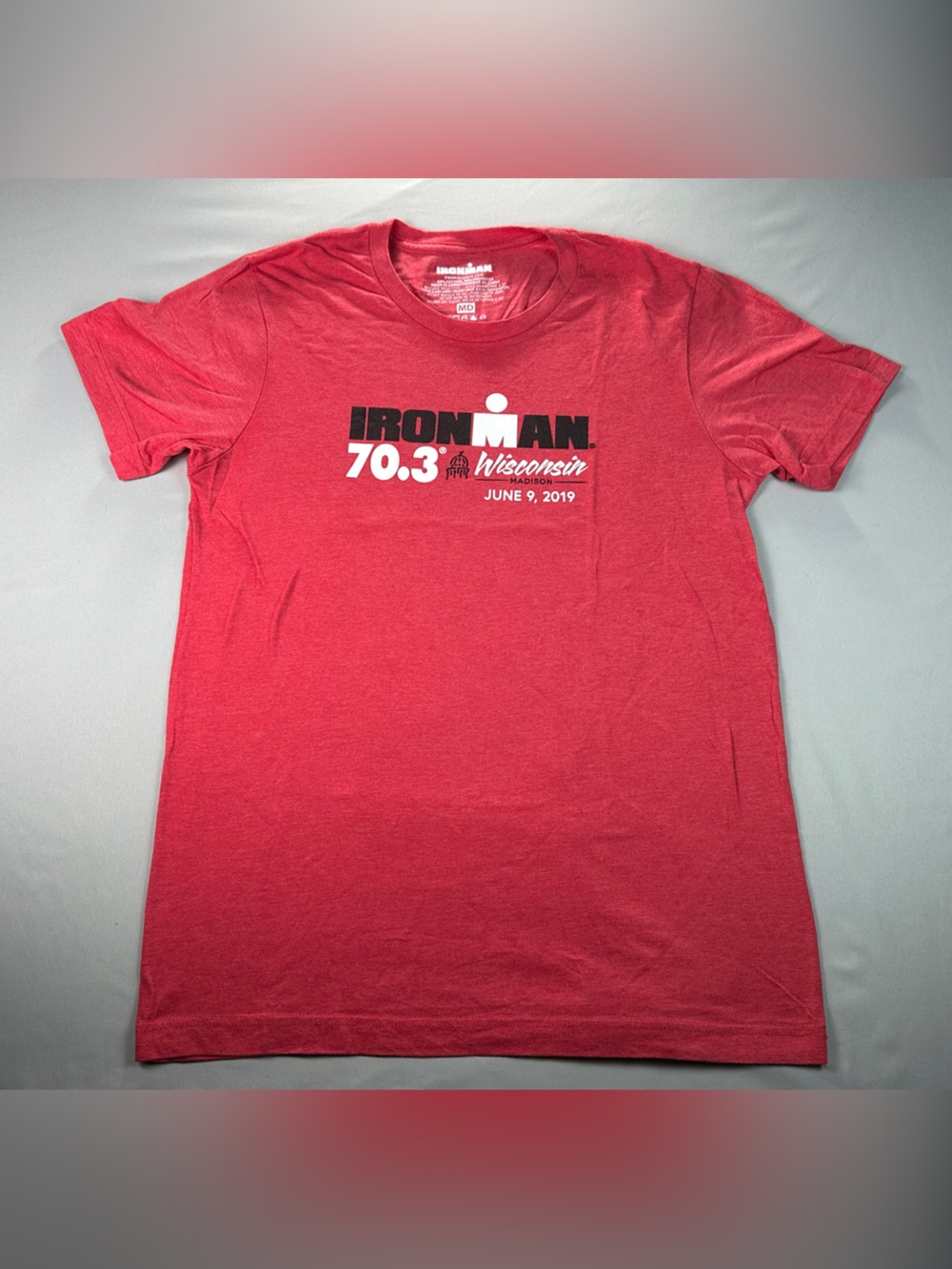 IRONGAN 70.3 Triathlon Event Red Short Sleeve Shirt